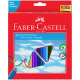 Faber-Castel Карандаши цветные "Ecopen" трехгран с тачилкой 24 цв. 120524