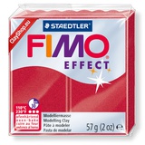 Fimo Effect Полимерная глина, 56 гр., цвет: рубиновый металлик