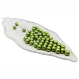 Рукоделие Бусины пластиковые, диаметр 10 мм, 25 гр, болотно-зеленый 50. PP1006C50