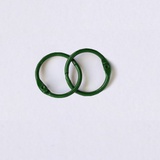 SCB Кольца для альбомов, 2 шт. Зеленые, 20 мм
