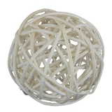 Blumentag Декоративные шары из ротанга 9 см, 1 шт. Белый BRF-9