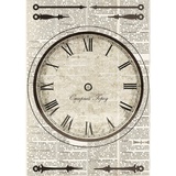 Craft Premier Рисовая бумага для декупажа "Часы: Старый город", А3, 25 гр/м. CP04594