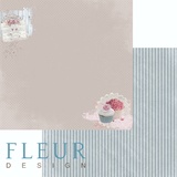 Fleur design Бумага для скрапбукинга 30*30 см, 190г/м2 "Сладости" FD1002005