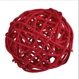 Blumentag Декоративные шары из ротанга 7 см, 1 шт. Красный BRF-7