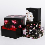 Коробка подарочная "Цветочный сад" 14*14*8 см. 4319278-4
