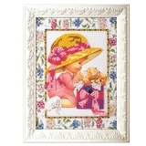 Радуга бисера Набор для вышивания с напечатанным рисунком "Подарок" 13*18 см №16 B-505