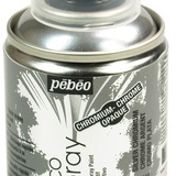 PEBEO Краска "хром" decoSpray (аэрозоль) 100 мл. Под серебро хром 093781