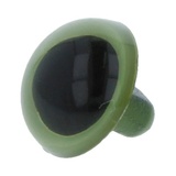 HobbyBe Глаза кристальные пришивные d 9 mm, 1 пара. Цвет: Зеленый CRP-9