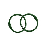 SCB Кольца для альбомов, 2 шт. Зеленые, 25 мм