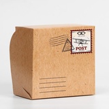 Коробка складная, двухсторонняя "Post office" 16*16*10 см. 6780500