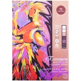Планшет для пастели "Сладкин грезы", 210*297 мм, 18 л, 160 г/м2. 6 цветов. ППГ/А4