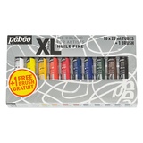 PEBEO Краски масляные набор XL с кистью 10 цв. 20 мл. 920111