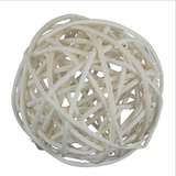 Blumentag Декоративные шары из ротанга 7 см, 1 шт. Белые BRF-7