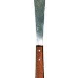 Скульптурный нож-мастихин, односторонний, ручка деревянная DK11443