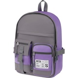 Рюкзак Berlingo Tasty "Lilac matcha", 40*28*15см, 1 отделение, 7 карманов, уплотненная спинка