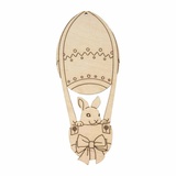 Mr.Carving Заготовка для декорирования Подвеска "Кролик на воздушном шаре" 12,5*10*0,3 см фанера