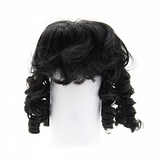 Волосы для кукол 10-11 см, Черные QS-10 7709507