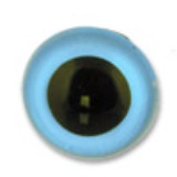 HobbyBe Глаза кристальные пришивные d12 mm, 1 пара. Цвет: Светло-голубой CRP-12