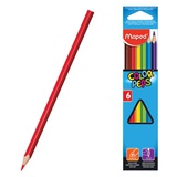 MAPED Карандаши цветные трехгранные "Color Pep`s" 6 цв.  832002