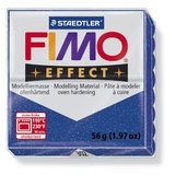 Fimo Effect Полимерная глина, 56 гр., цвет: синий с блестками