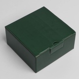 Коробка сборная "Зеленая" 15*15*7 см. 7303286
