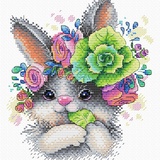 Набор для вышивания "Жар-птица" Очаровательный кролик 19*16 см M-652