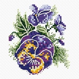 Набор для вышивания "Жар-птица" Хрупкие цветы 9*8 см  M-630