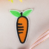 Термоаппликация Морковка, 6*4 см. Цвет оранжевый. 2612260