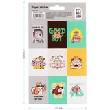 Наклейки бумажные MESHU "Good boy", 12*21см, 9 наклеек MS_41633