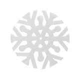 GAMMA Термоапликация №4. Снежинка синяя 6*6 см. 4-21