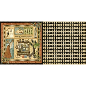 Graphic 45 Бумага 30х30 см 170 гр/м Olde Curiosity Shoppe: Olde Curiosity Shoppe