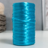 Пряжа "Для вязания мочалок" 100% полипропилен 300м/75±10 гр в форме цилиндра (бирюза перлам) 9177455