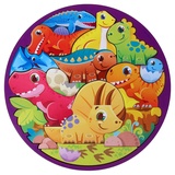 Головоломка "Динозавры", цветная подсказка П1501 9398630