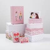 Коробка подарочная "LOVE", 14*8,5*5,5 см. 7150826-8