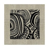 Салфетка для декупажа 33*33 см. Ethnic Flower grey SDL076953
