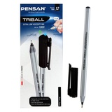 Ручка шариковая Pensan TRIBALL 1003 узел-игла 0.7 черная 384832 1553082
