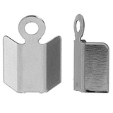 Концевик-зажим, 10 мм, 20 шт. СМ-275 Серебро 1353621