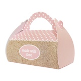 Коробка подарочная Саквояж "Made With Love Pink " 2 шт. HY00925