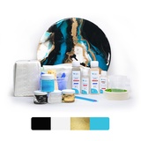 Artline Набор для создания интерьерной картины (Resin Art) № 2 (белая, золото, сине-перлам., фиолет)