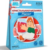 ФРЕЯ Алмазная мозаика магнит "Карлсон" 10*10 см  CMF-ALVM-097