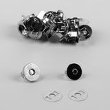 Кнопки магнитные d10 мм, серебро, 10 шт 3784279