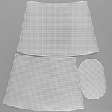 Канва-основа для вышивания корзины, пластиковая, 40.5×26.5×29 см, 20×12.5 см, белая 10534457