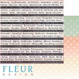 Fleur design Бумага для скрапбукинга 30*30 см, 190г/м2 "Школьная пора" FD1006212