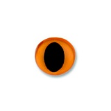 HobbyBe Глаза с кошачьим зрачком с шайбами d 9 mm, 1 пара. Зеленый CAE-9