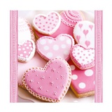 Салфетка для декупажа 33*33 см. Heart Cakes SDL370000