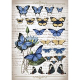 Craft Premier Рисовая бумага для декупажа "Коллекция бабочек", А4, 25 гр/м. CP00559-1