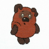 Klart Набор для вышивания Союзмультфильм "Винни Пух" 9,5*11,5 см CMF8-566