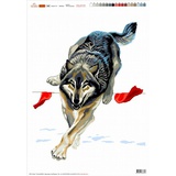 Nitex набор для вышивания (рисунок на канве)  48*69 см Волк на охоте