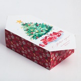 Коробка-конфета сборная "С Новым Годом!" 14*22*8 см. 4381625