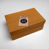 Коробка подарочная крафт "Для тебя". 28,5*18,5*11,5 см. 4611596-1